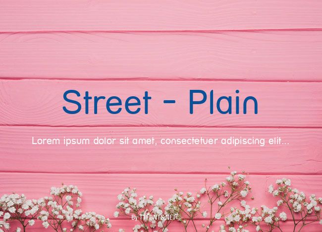Street - Plain example