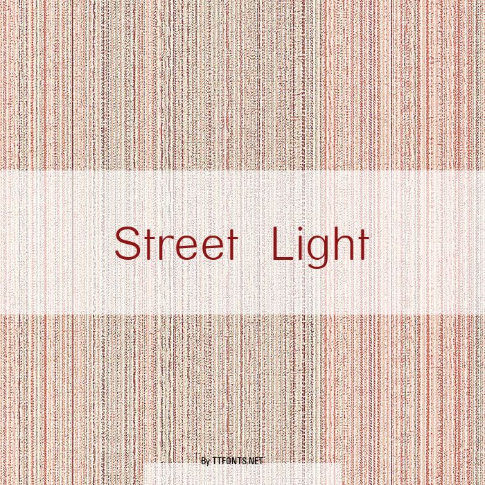 Street  Light example