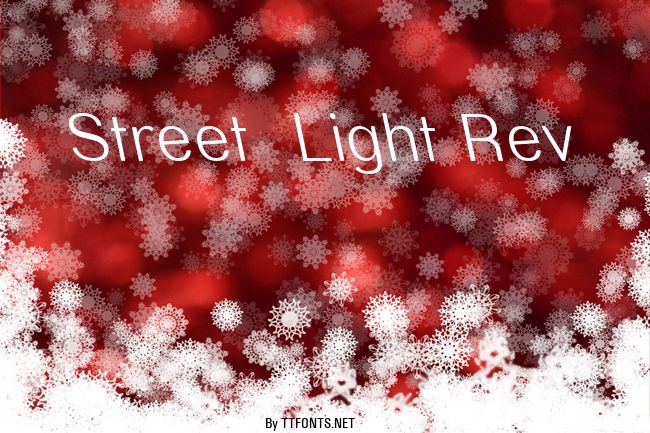 Street  Light Rev example