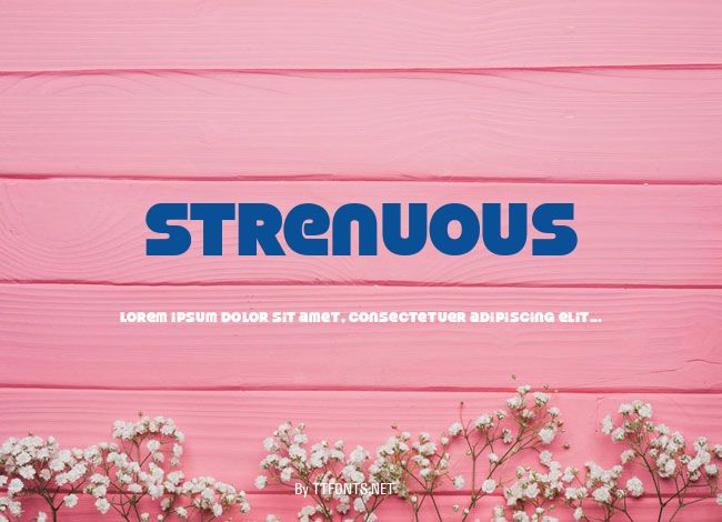 Strenuous example
