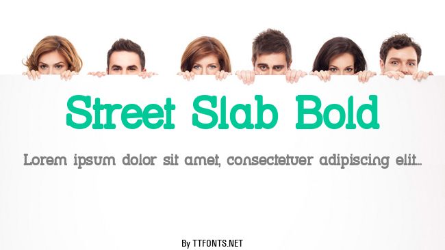 Street Slab Bold example