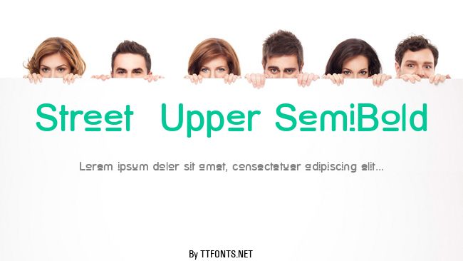 Street  Upper SemiBold example