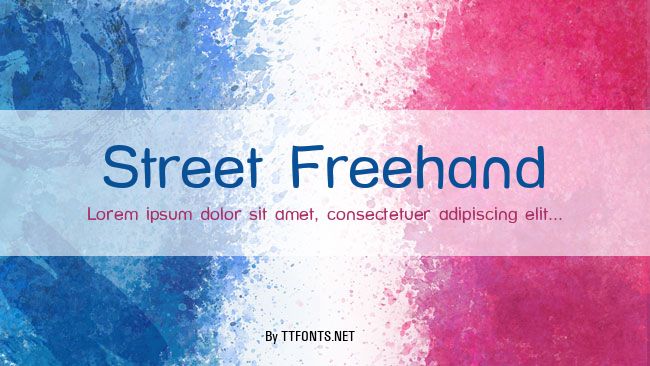 Street Freehand example