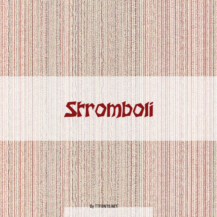 Stromboli example