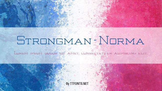 Strongman-Norma example