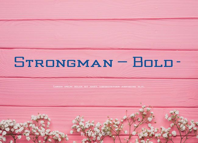 Strongman_Bold- example