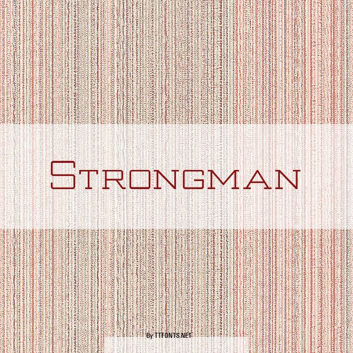 Strongman example