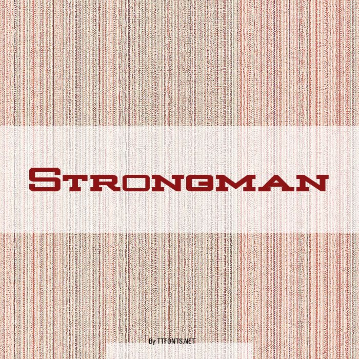 Strongman example