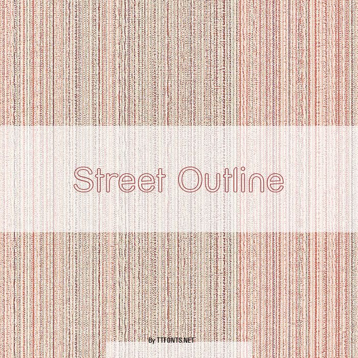 Street Outline example