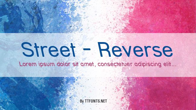 Street - Reverse example