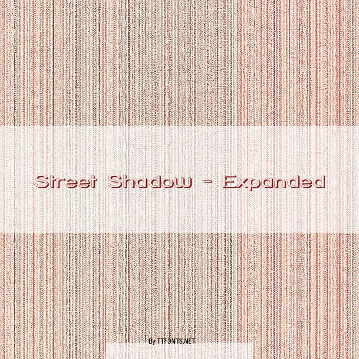 Street Shadow - Expanded example