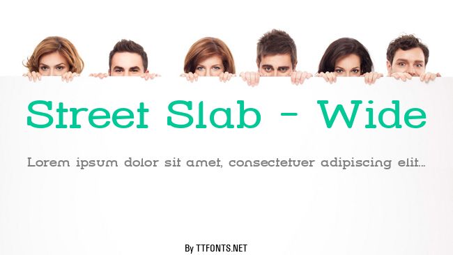 Street Slab - Wide example