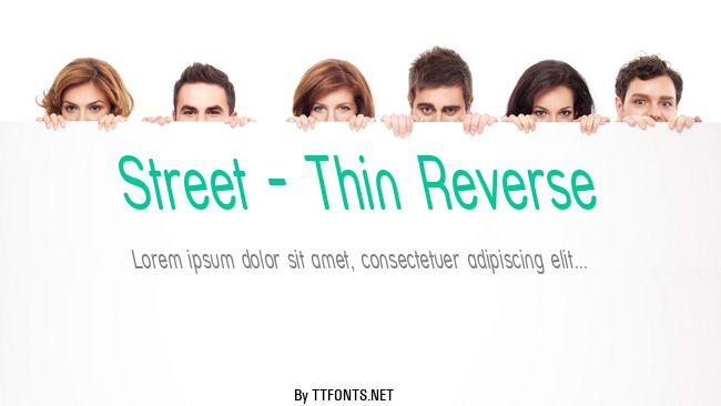 Street - Thin Reverse example