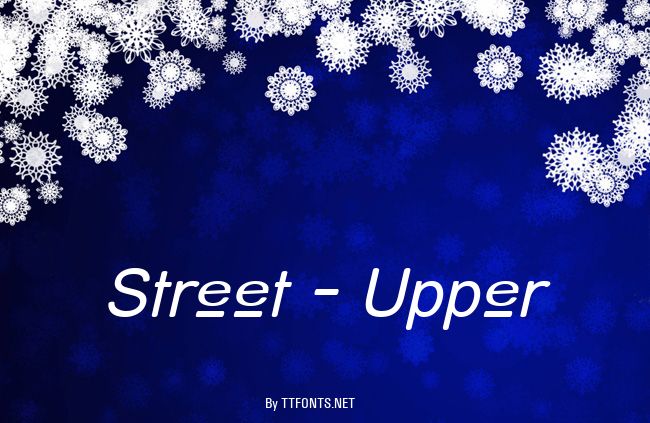 Street - Upper example