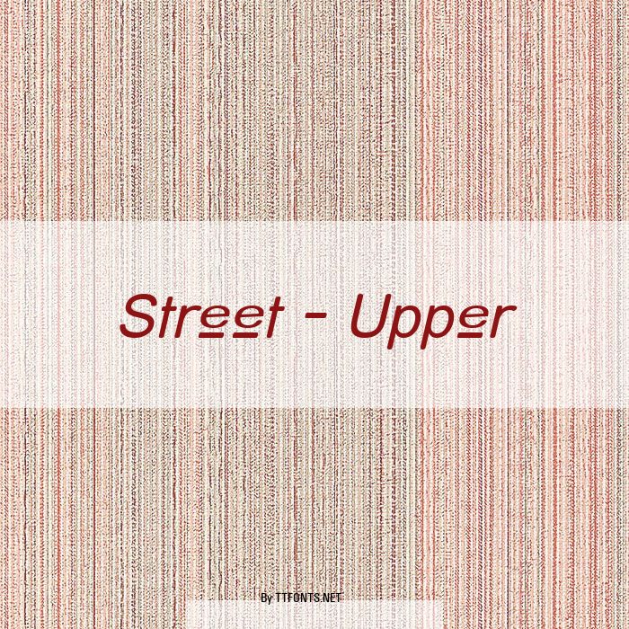 Street - Upper example