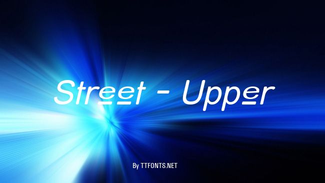 Street - Upper example
