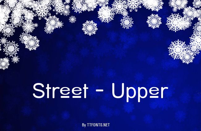 Street - Upper example