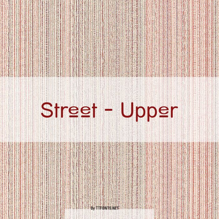 Street - Upper example