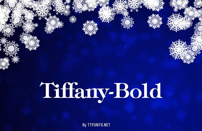 Tiffany-Bold example