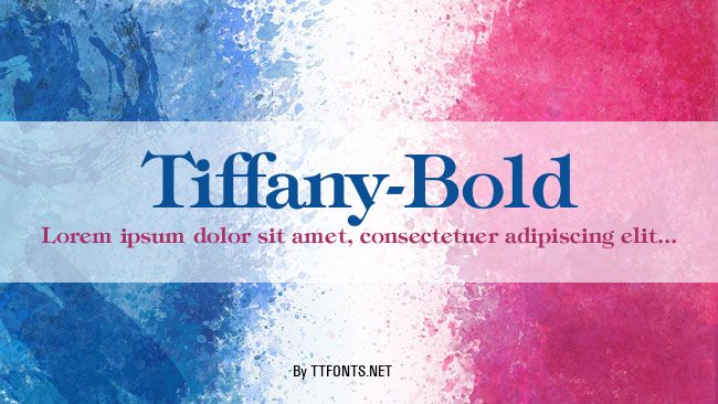 Tiffany-Bold example