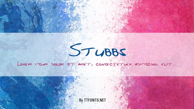 Stubbs example
