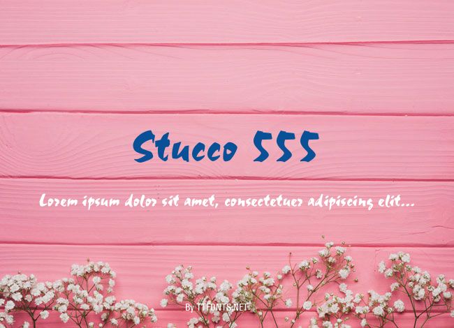 Stucco 555 example