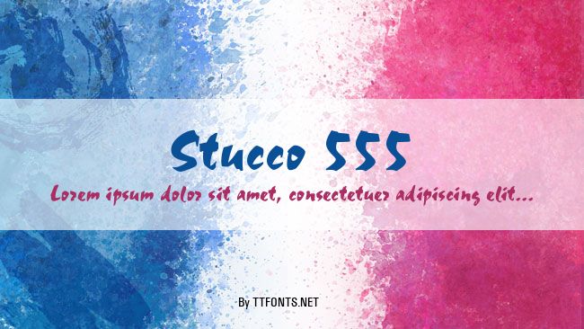 Stucco 555 example