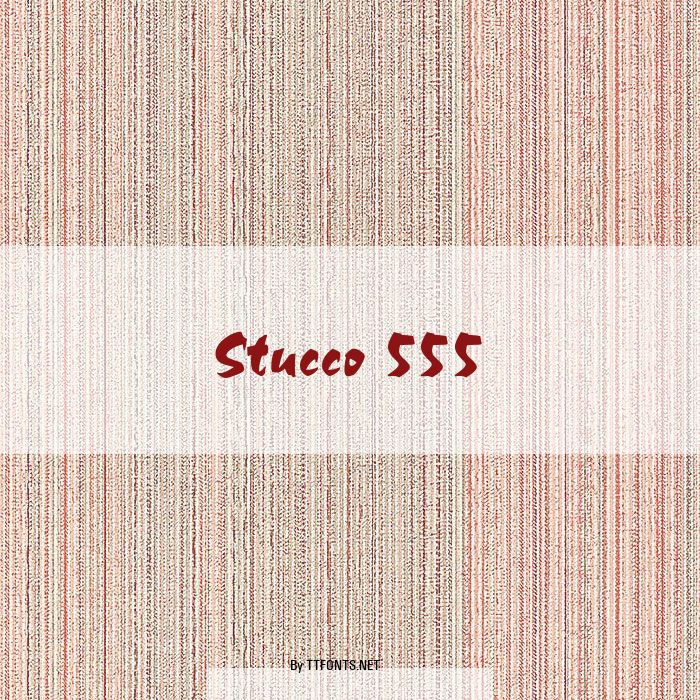 Stucco 555 example