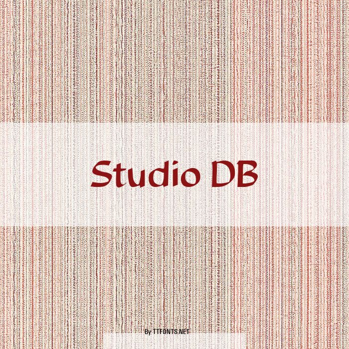 Studio DB example