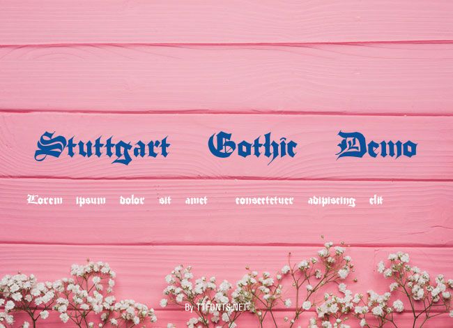 Stuttgart Gothic Demo example