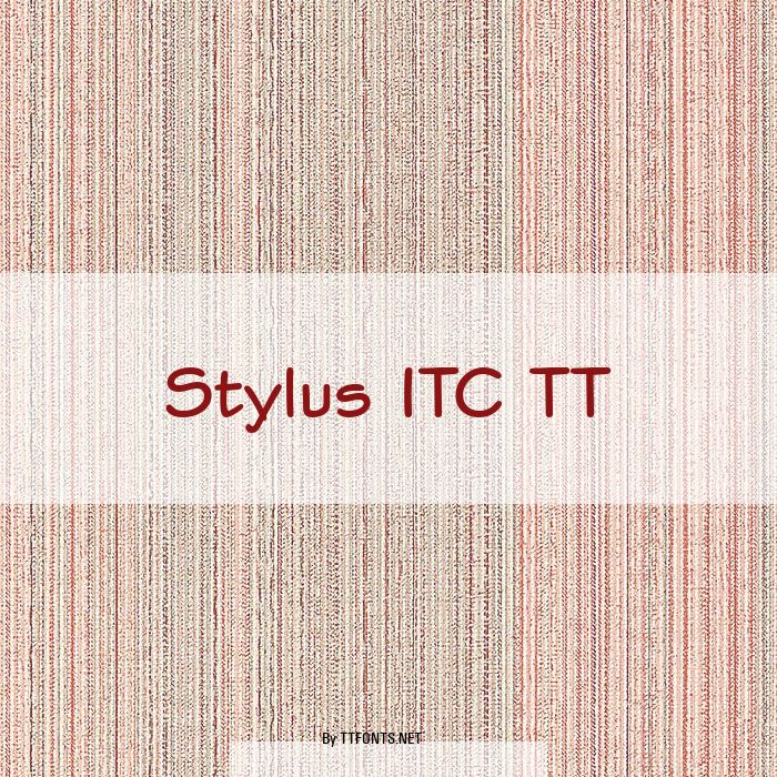 Stylus ITC TT example