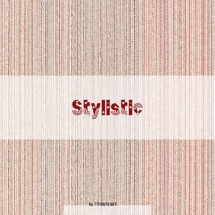 Stylistic example