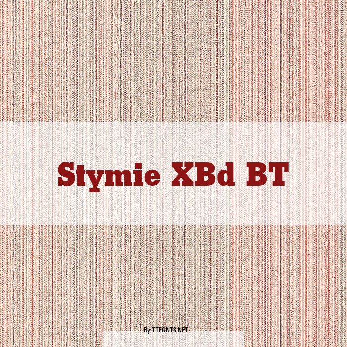 Stymie XBd BT example