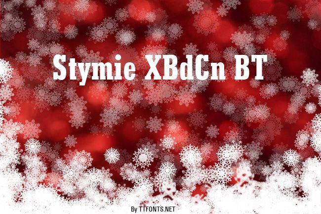 Stymie XBdCn BT example