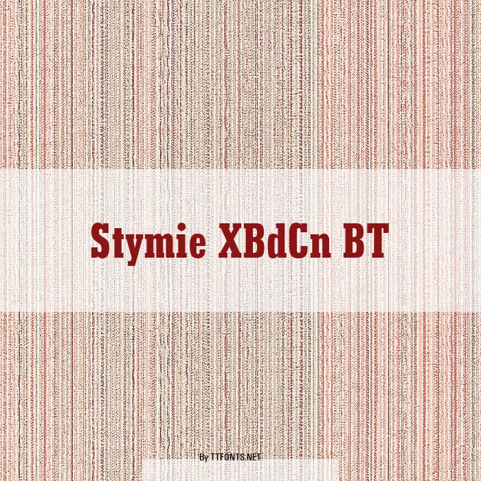 Stymie XBdCn BT example