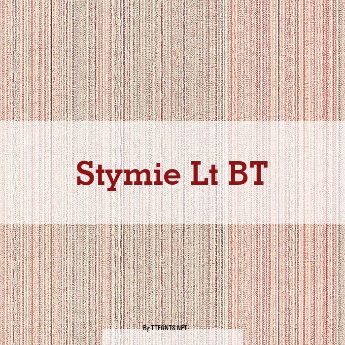 Stymie Lt BT example