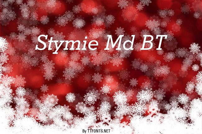 Stymie Md BT example