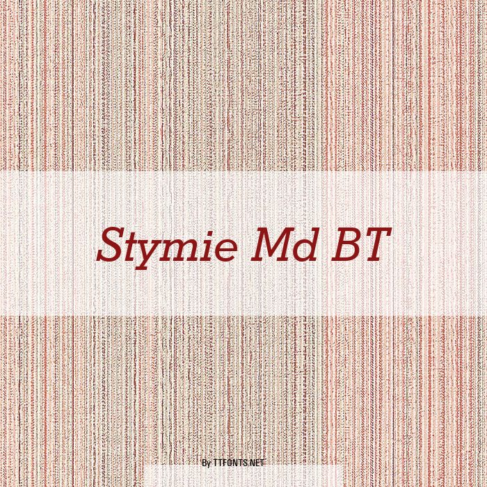 Stymie Md BT example