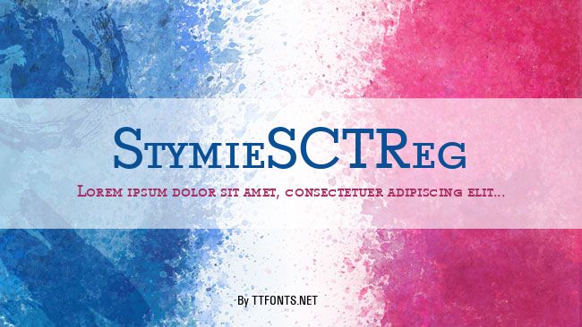 StymieSCTReg example
