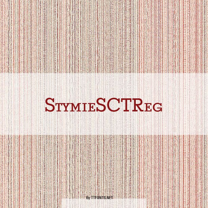 StymieSCTReg example