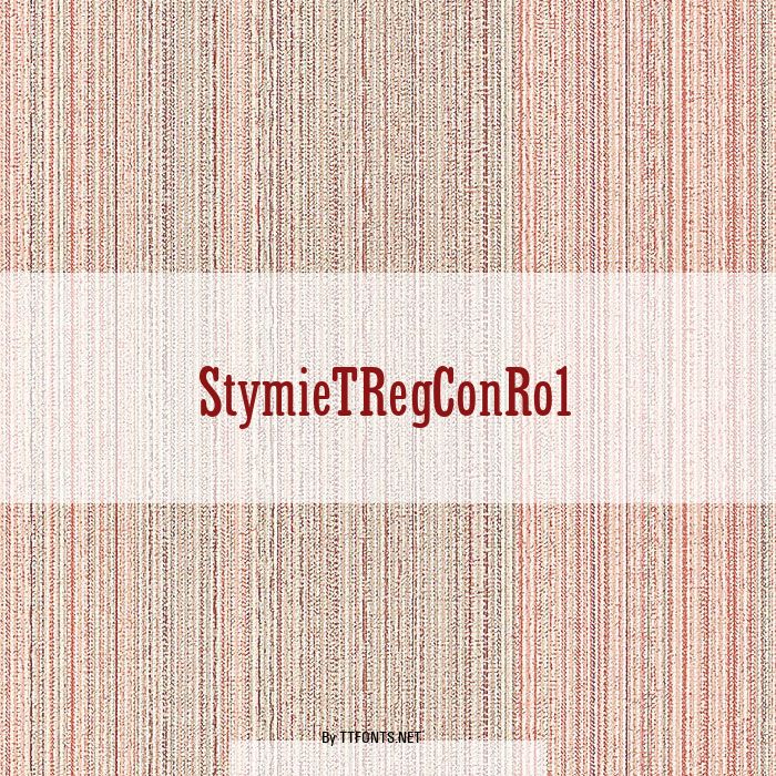 StymieTRegConRo1 example