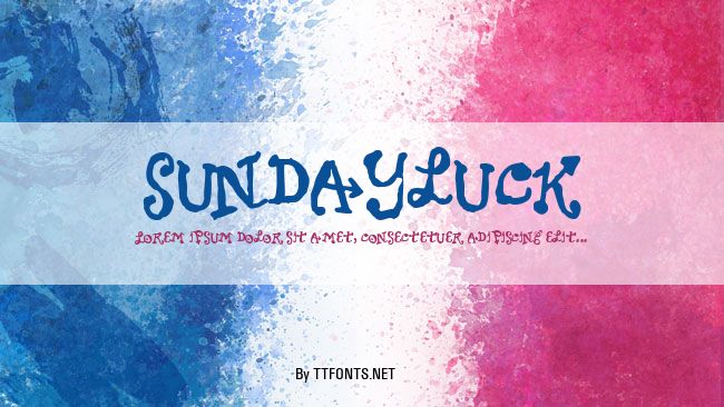 Sundayluck example