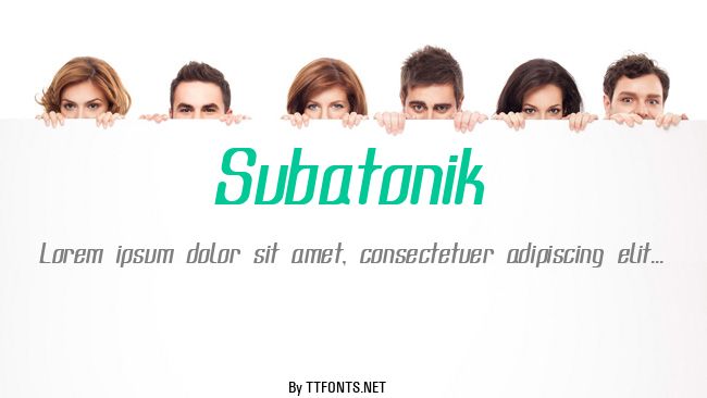 Subatonik example