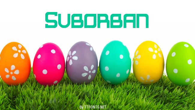 Suborban example