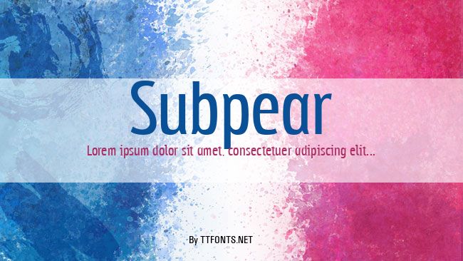 Subpear example