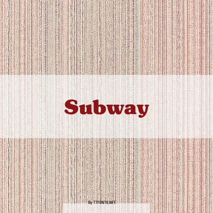 Subway example