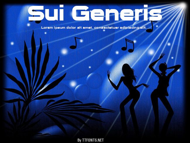 Sui Generis example