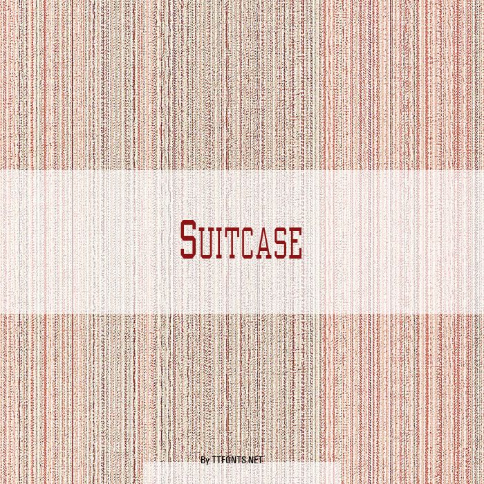 Suitcase example