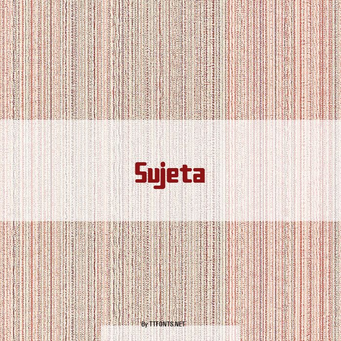 Sujeta example