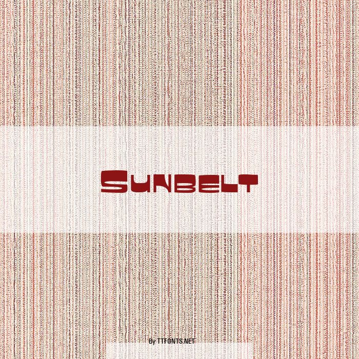 Sunbelt example